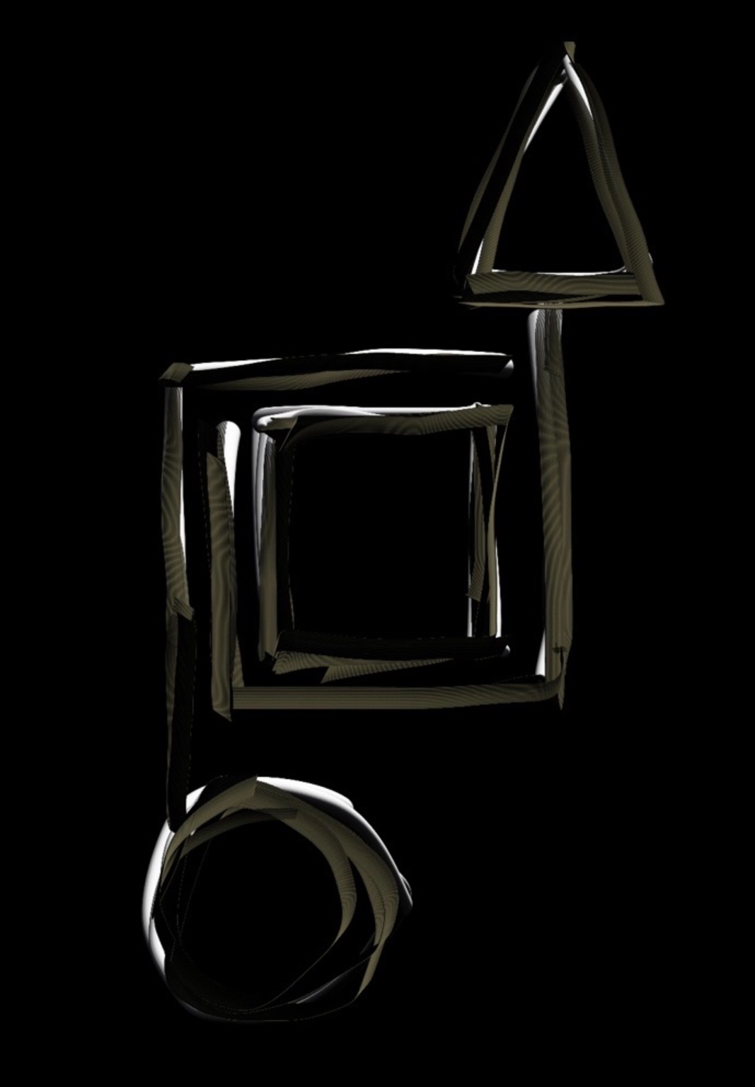 The triangle, square and circle symbol of Retractable Neo Realism